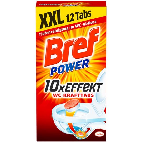Bref Power 10x Effekt WC-Krafttabs 12 Stück