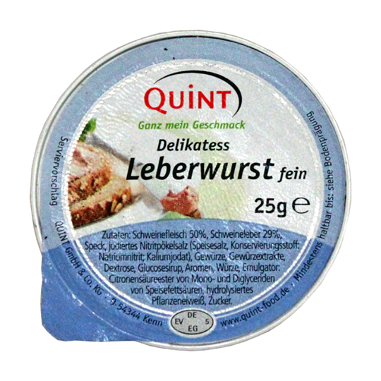 Quint Delikatess Leberwurst 25g